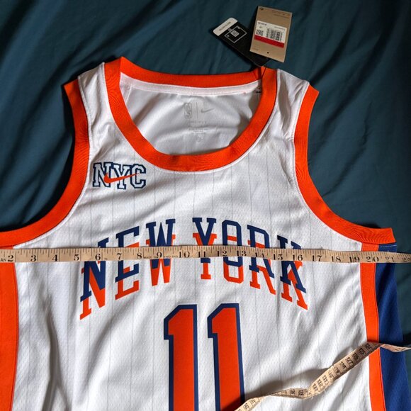 Jalen Brunson New York Knicks Nike 2025 City Edition Swingman Jersey 48 LARGE